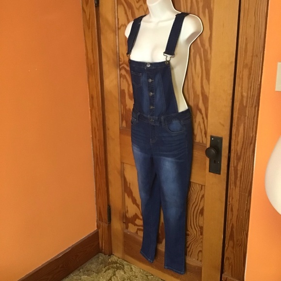 Wax Jean Blue Denim Overalls - Picture 6 of 8